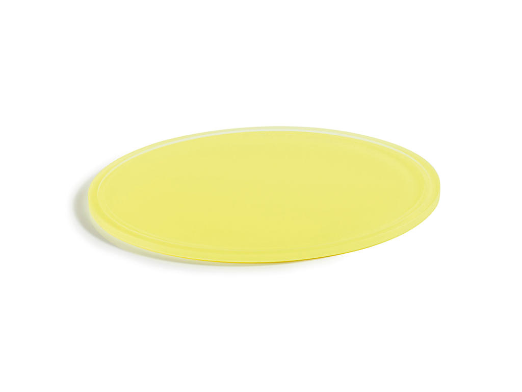 Bandeja Redonda para Reloj 33 cm Amarillo Mealplak