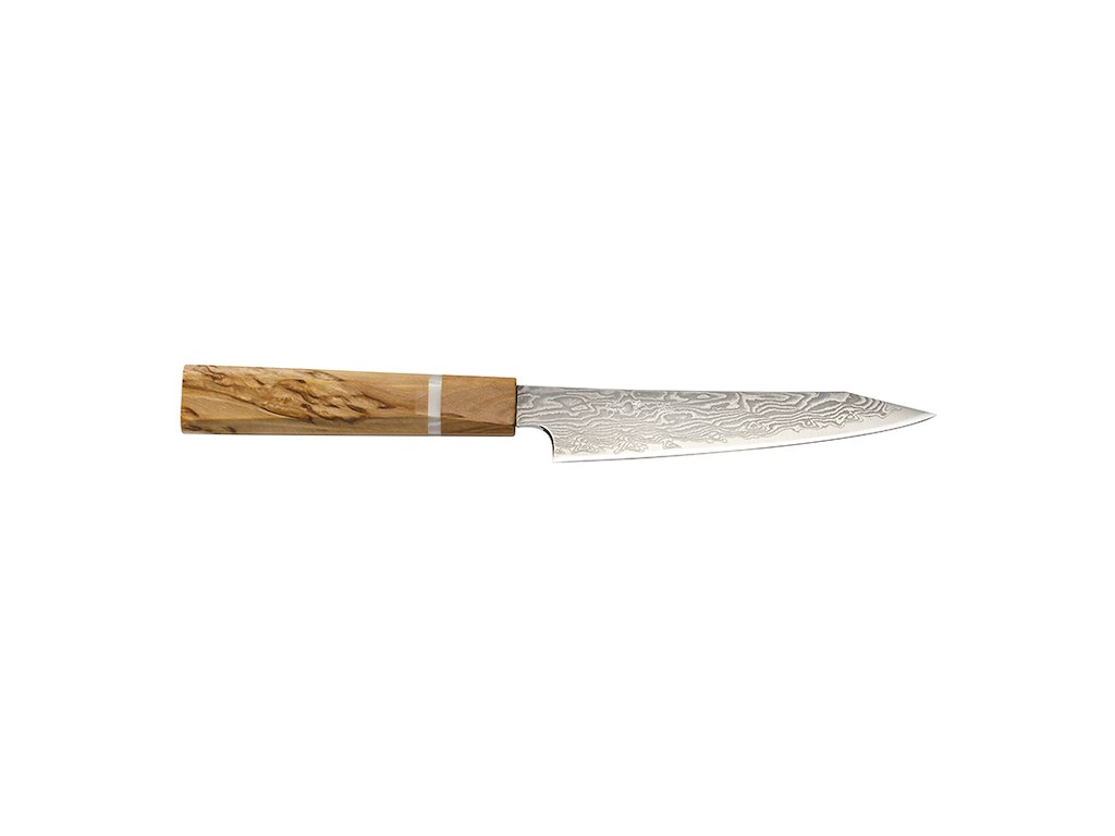 Cuchillo decorativo con abedul 135mm