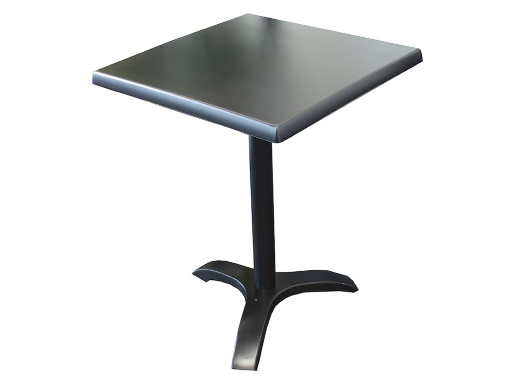 Zederkof Mesa de Werzalit Negra 70x70