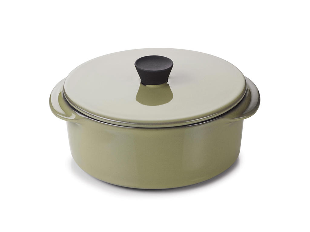 Olla con tapa 12cm Beige Caractere Culinaire