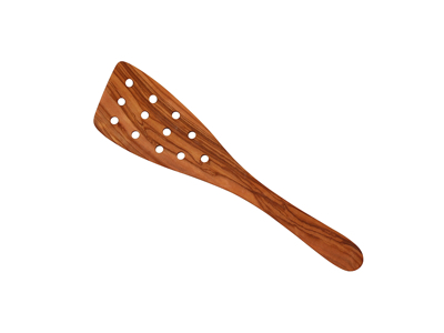 Paleta 32 cm con agujeros de olivo