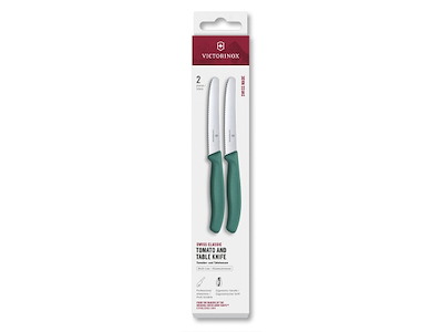 Cuchillos de tomate, 11 cm, Victorinox, 2-pack, verde