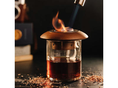 Ahumador de Whisky para dar humo a alcohol