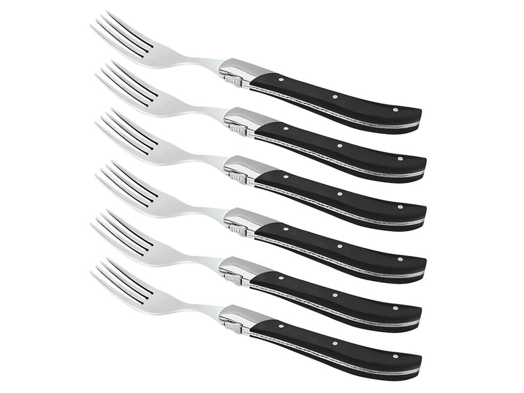Laguiole Tenedor Negro Ébano 6 pcs.Hâws