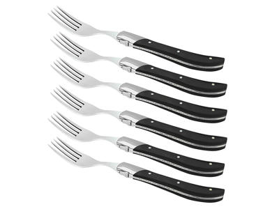 Laguiole Tenedor Negro Ébano 6 pcs.Hâws