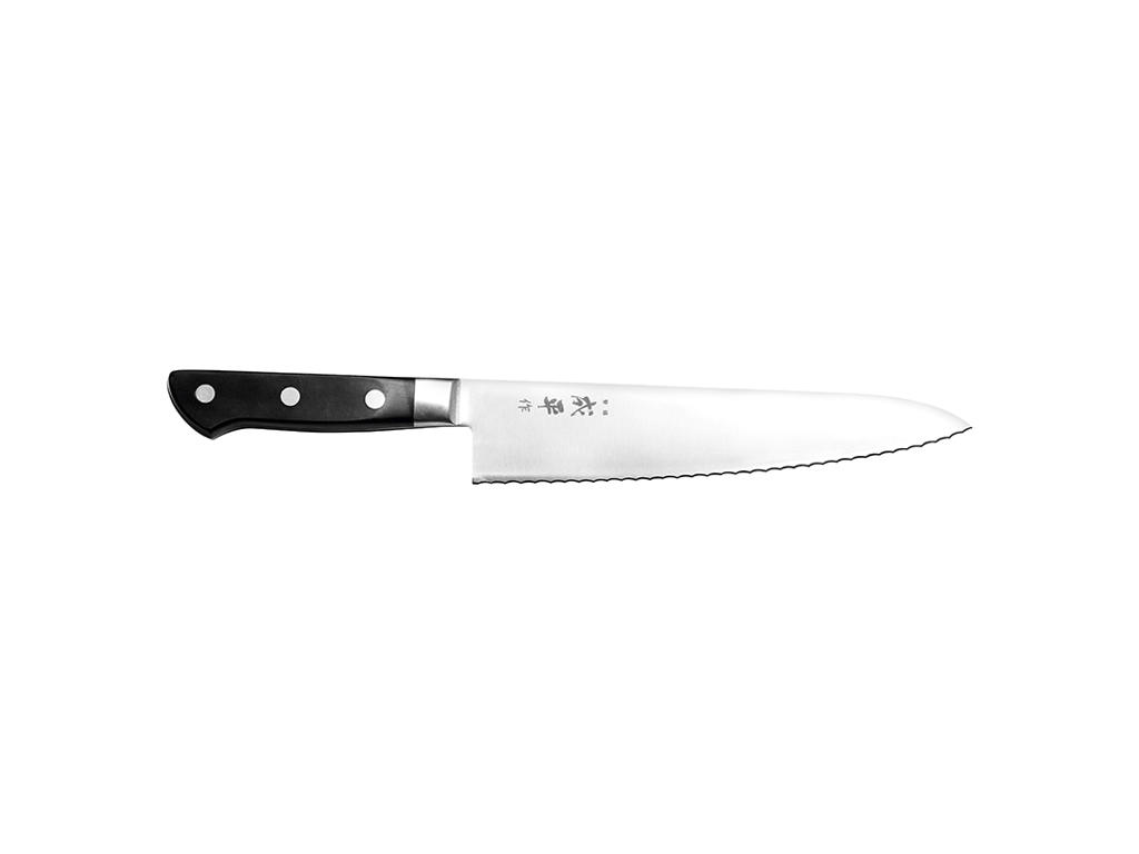 Cuchillo de pan 21 cm mango negro