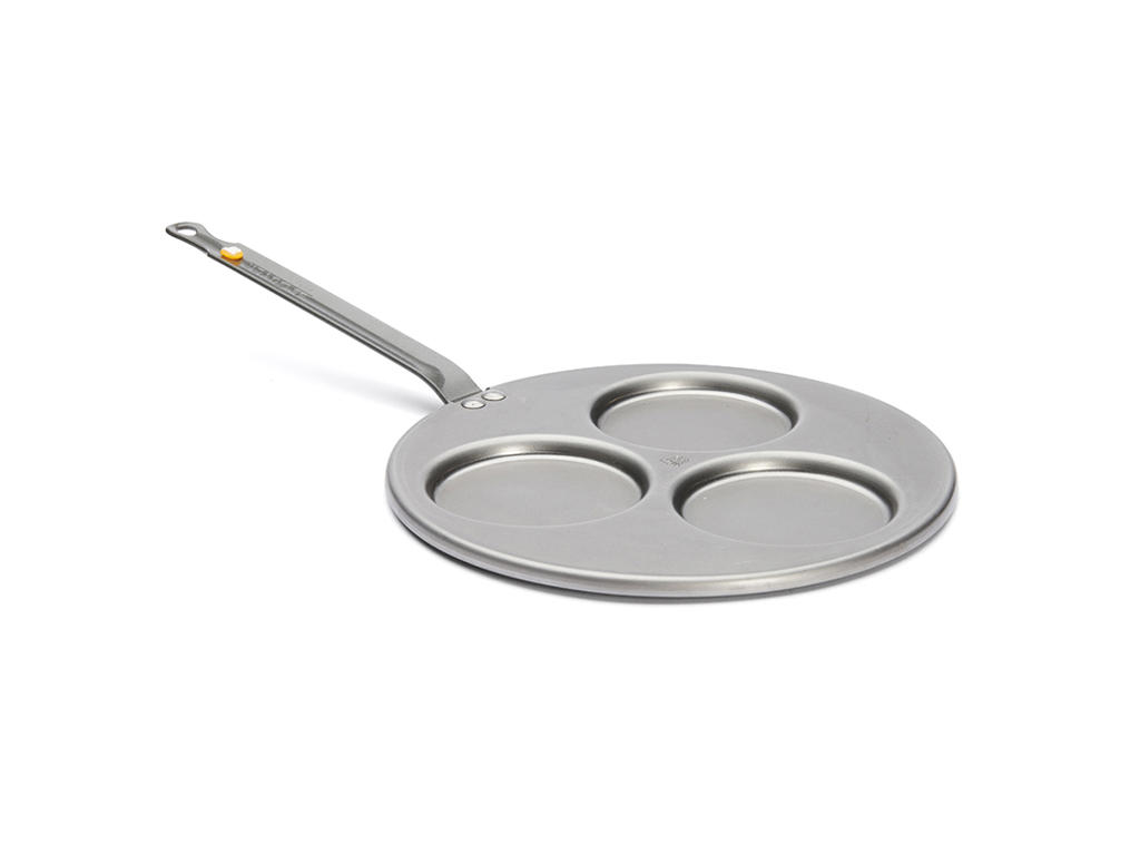 Blinis sartén Hierro 3 uds 27 cm Mineral B