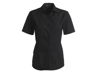Camisa Kentaur Mujer Negra c/manga corta