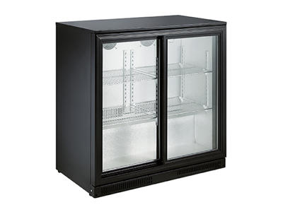 Backbar con 2 puertas correderas