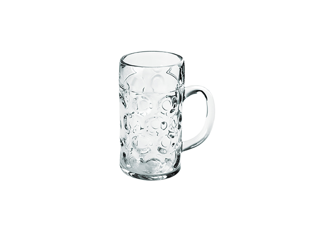 Taza de cerveza con asa 0,5 ltr SAN Plástico