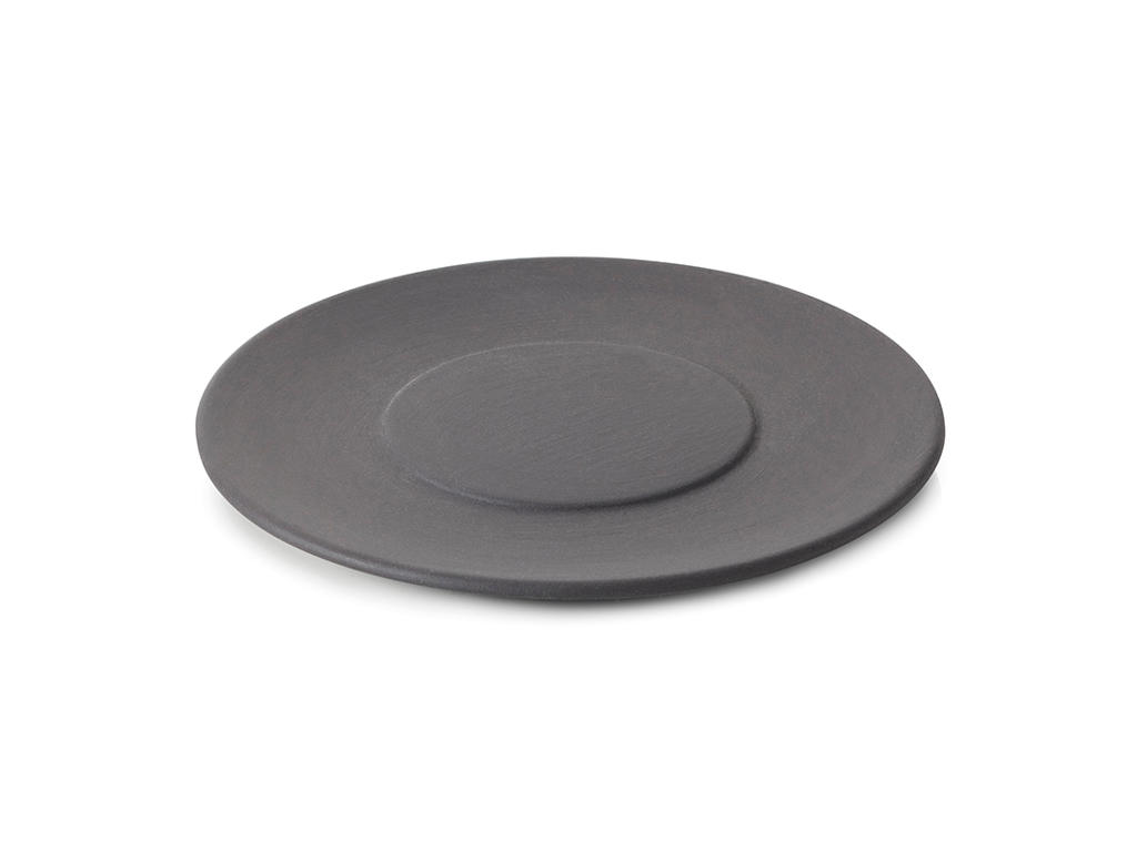 Tapa para cuenco No vidriado Negro Solsticio