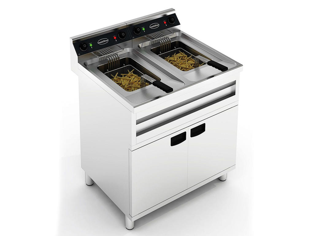 Freidora 2x12 ltr. EL 2x9 kW Modelo de suelo