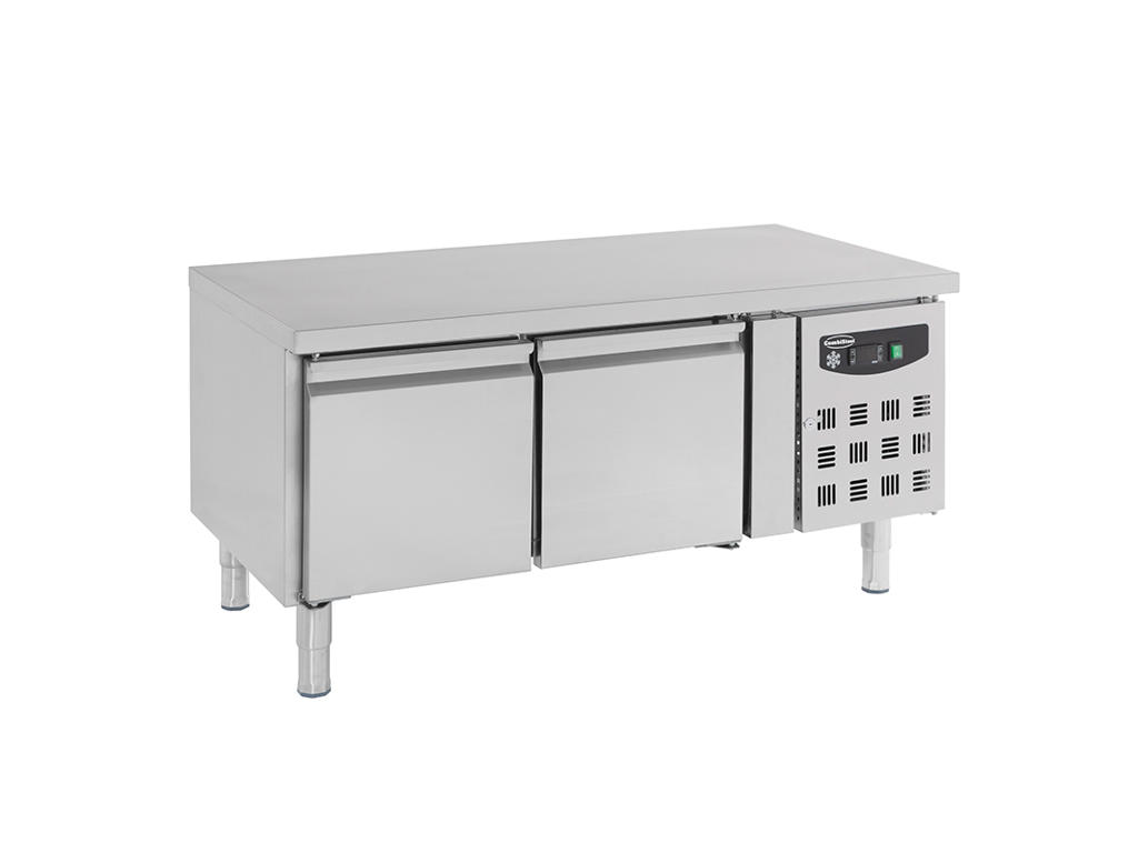 Mostrador refrigerado 2 puertas 1360x700x65 comp en lado