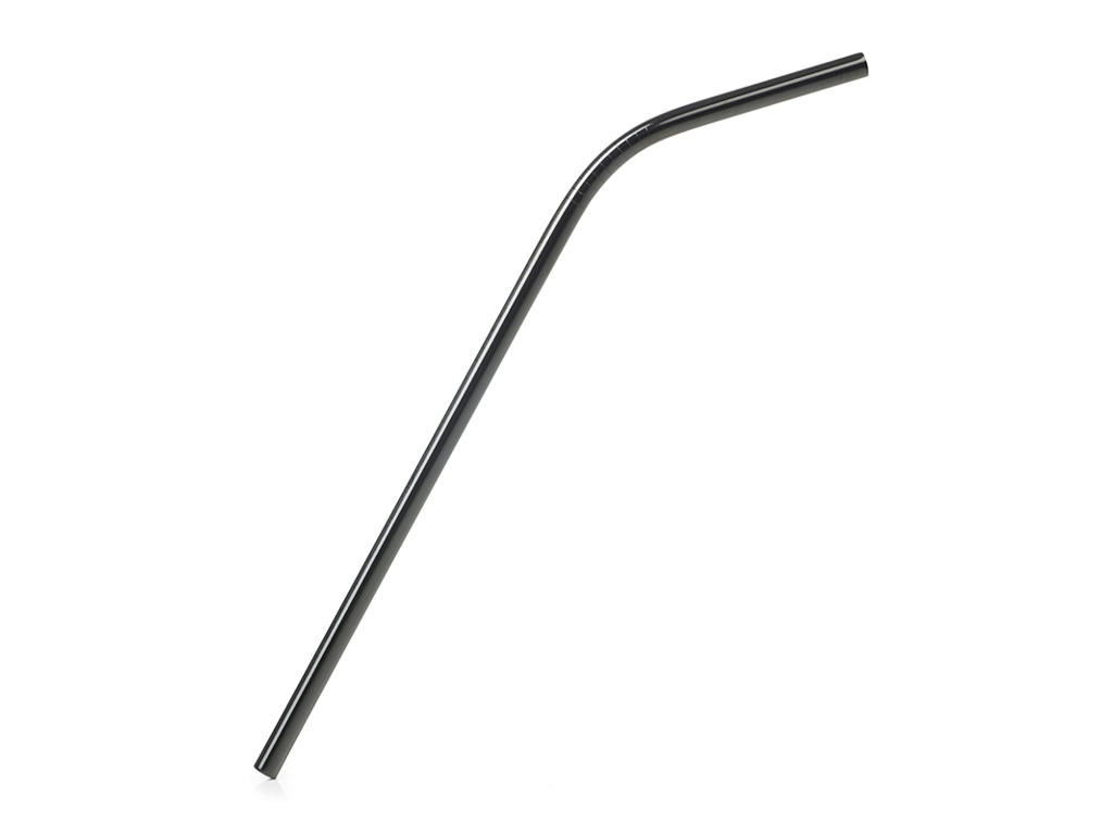 Cepillo para pajitas 21,5x6 cm Acero inoxidable negro Inspired By