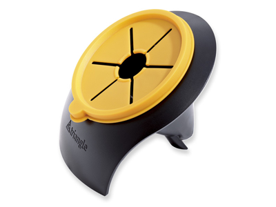 Cortador de espirales de verduras amarillo