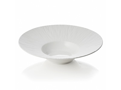 Tallerken dyb Ø24cm Shiro Hvid