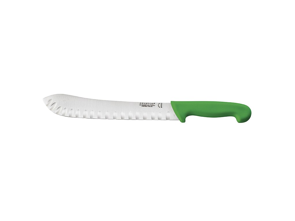 Cuchillo de corte con mango de plástico verde 26 cm