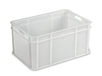 Caja apilable, blanca 54 ltr. 60x40x30 MM95