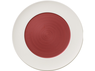 Plato Brillo de Cobre Blanco/Cobre  320 mm