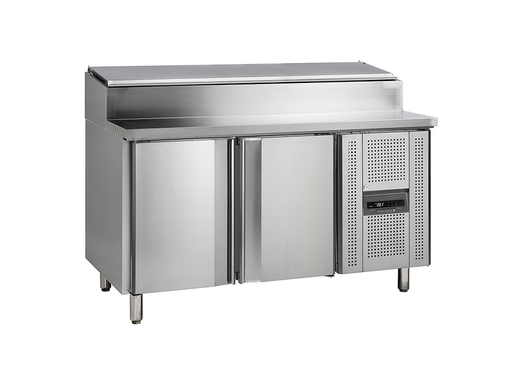 Saladette 2 puertas 60x40 soporte: 7xGN1/3