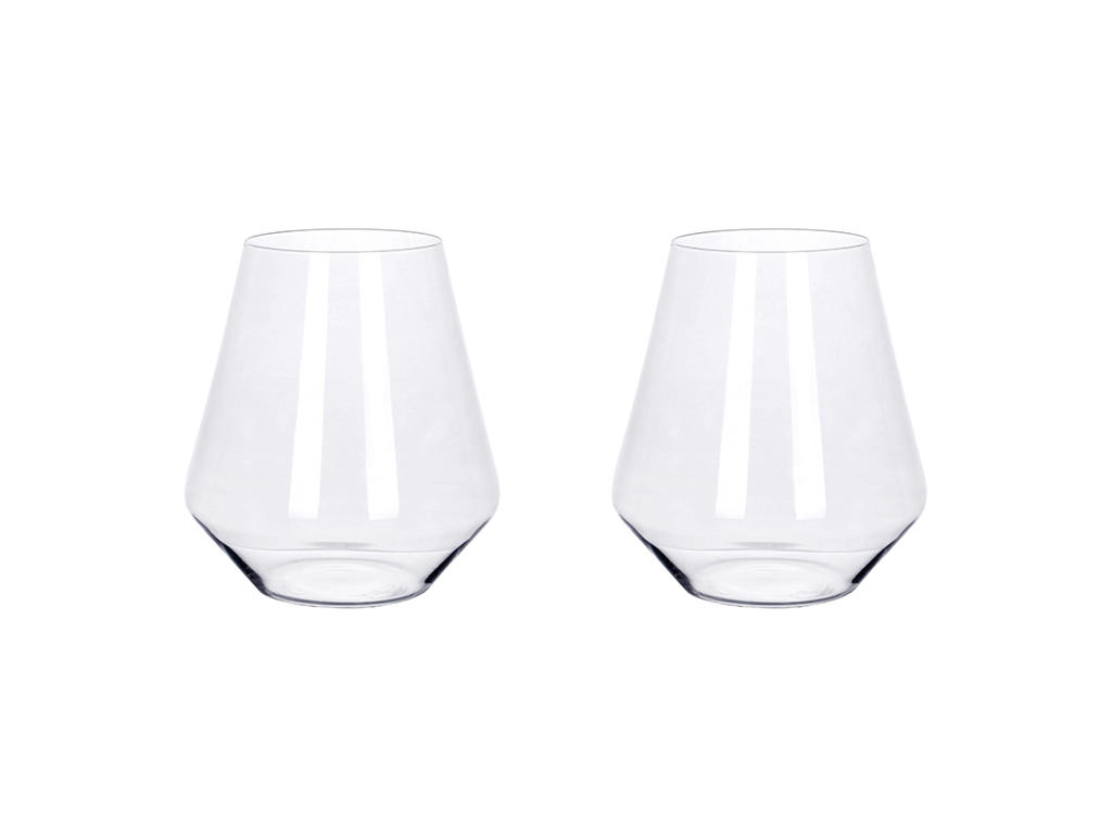 Vaso de vidrio 530 ml 2 piezas Ultima cristal