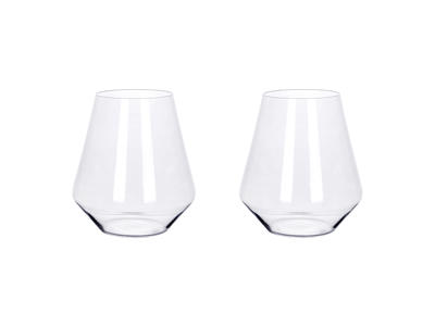 Vaso de vidrio 530 ml 2 piezas Ultima cristal
