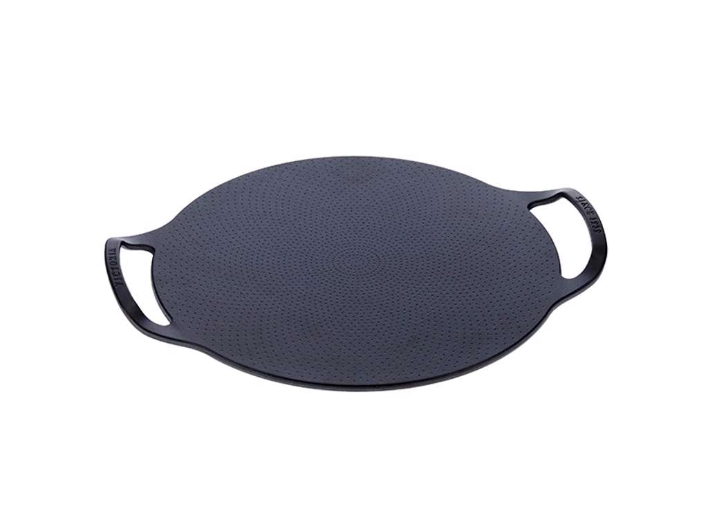 Placa de pizza, 38 cm, Victoria, hierro fundido