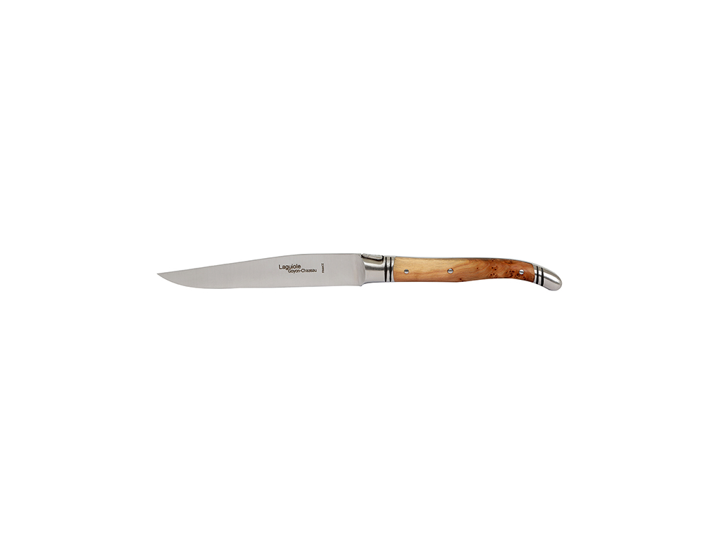 Cuchillo de carne, Laguiole Avantage, Mango de madera de enebro