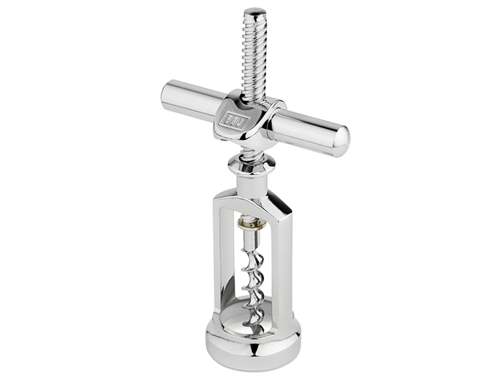 Sacacorchos de ala con mango de tornillo cromado BOJ