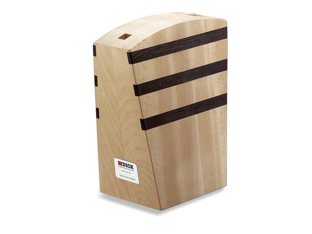 Bloque de cuchillos con tiras magnéticas, F. Dick, Madera