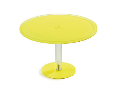 Soporte de pastel en pie 33 cm Amarillo Mealplak