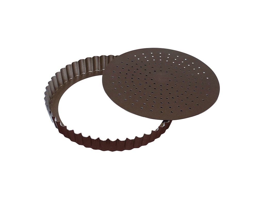 Molde para tarta antiadherente perf. con fondo suelto 26