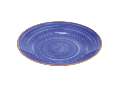 Plato melamina 32 azul