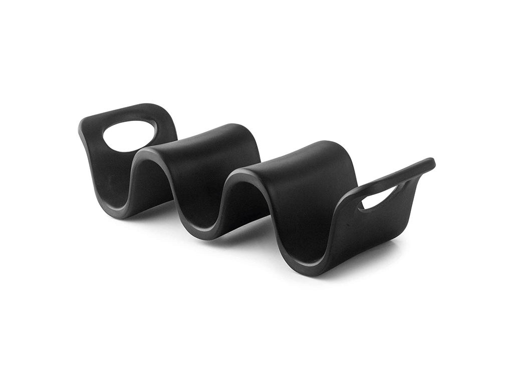 Soporte para Tacos 2-3 pcs Negro Melamina