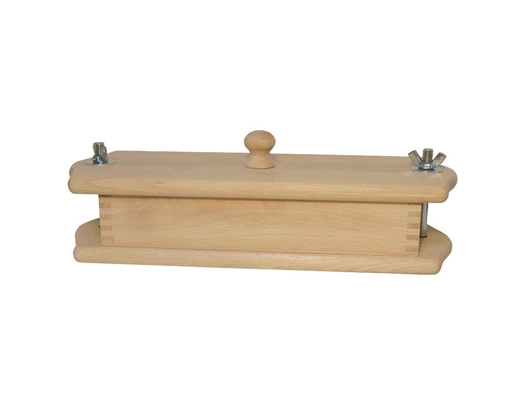 Forma de rulleplse, madera de haya, 25x10x5 cm