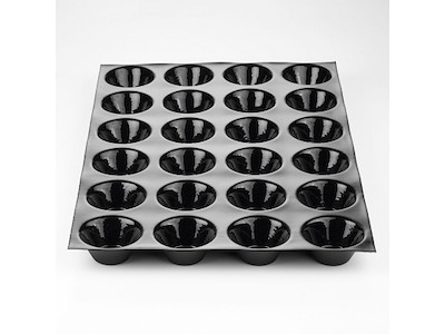 Molde para hornear 600x400 mm 110 ml 24 uds. Muffi