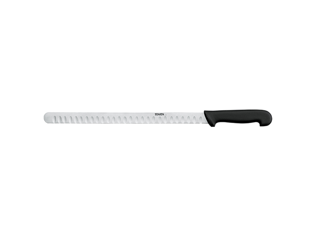Cuchillo para salmón/jamonero, 36 cm, Senjen Slicer, Negro