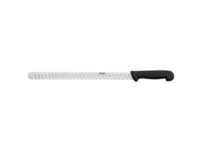 Cuchillo para salmón/jamonero, 36 cm, Senjen Slicer, Negro