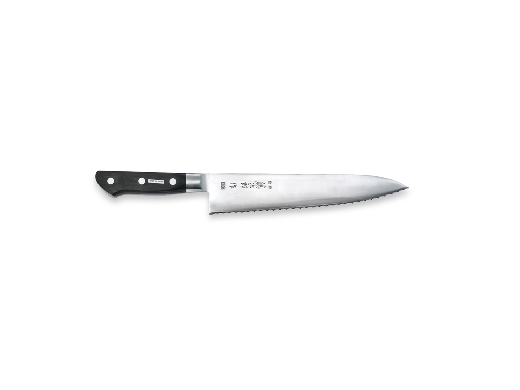 Tojiro DP Cuchillo de Pan, 24 cm, 3 capas