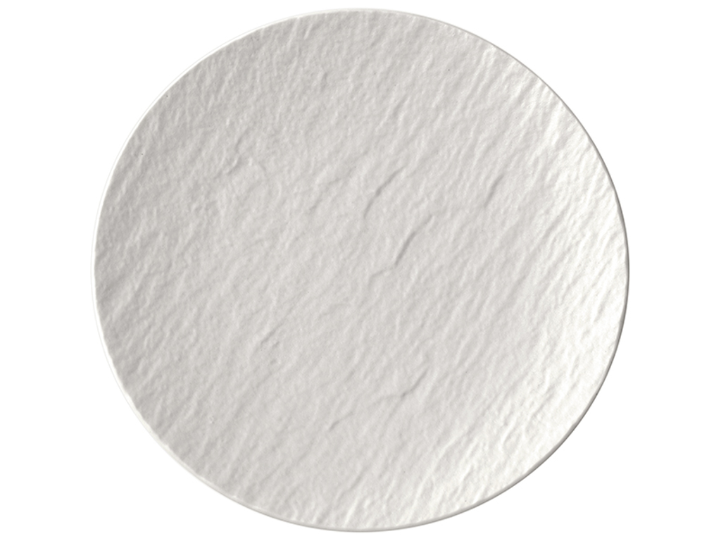 El plato The Rock blanco 29 cm