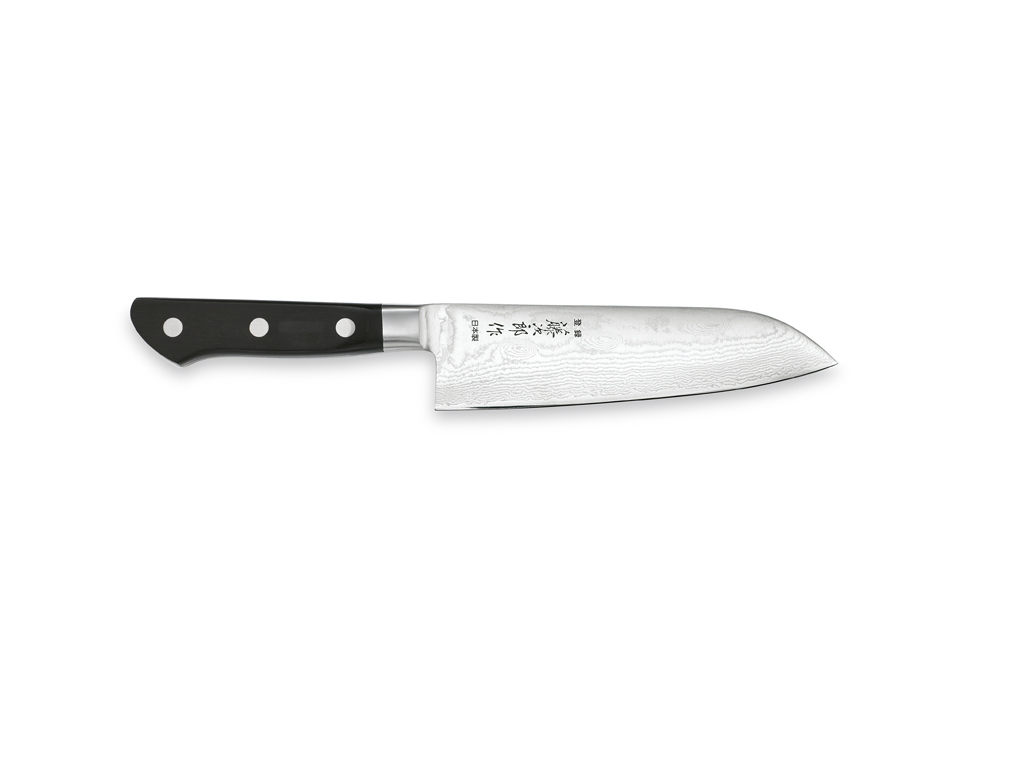 Tojiro Pro Santoku cuchillo, 17 cm, damasquinado, 63 capas