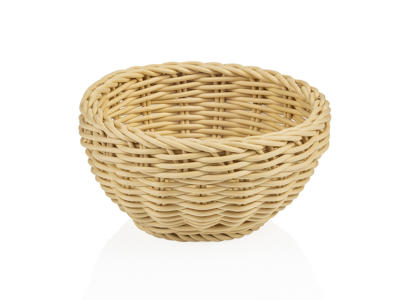 Cesta de pan Luz Beige 16 cm H8 cm Tejedor P