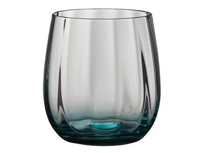 Vaso de agua de vidrio Sholm azul 2 piezas 30 cl