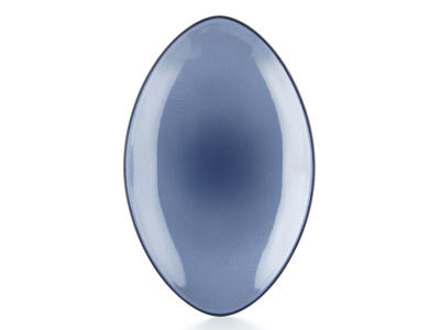 Plato Oval 35x22 cm Azul Equinoxe