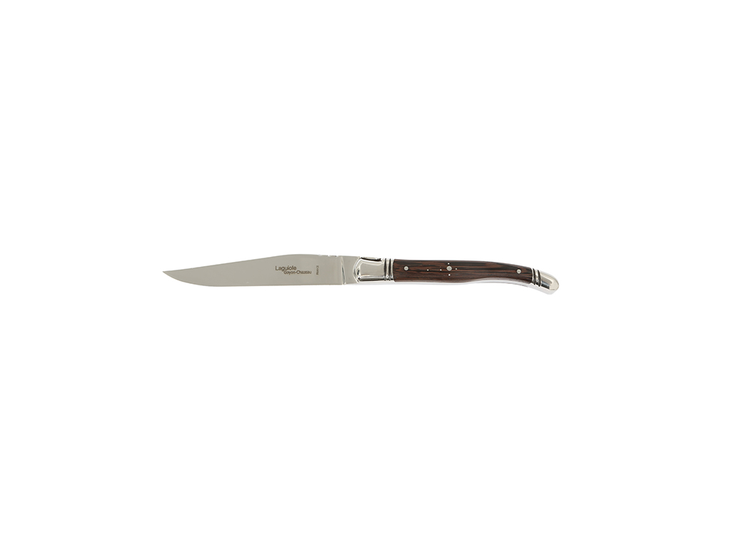 Cuchillo de carne, Laguiole Prestige, Mango de madera de Wengetræ