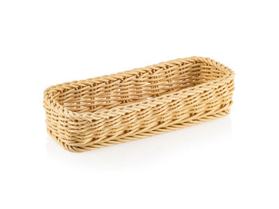 Cesta de cubiertos Luz Beige 27x10x5 cm Weaver P