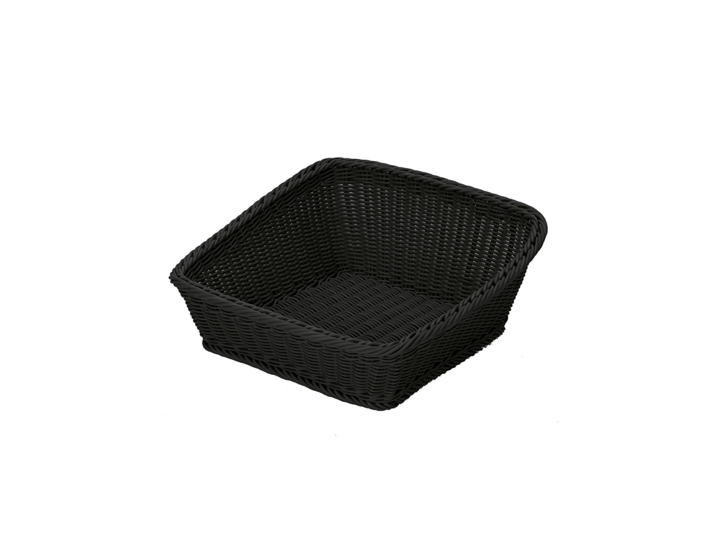 Cesta de pan grande 52x50x14/24 cm, negra