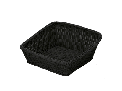 Cesta de pan grande 52x50x14/24 cm, negra