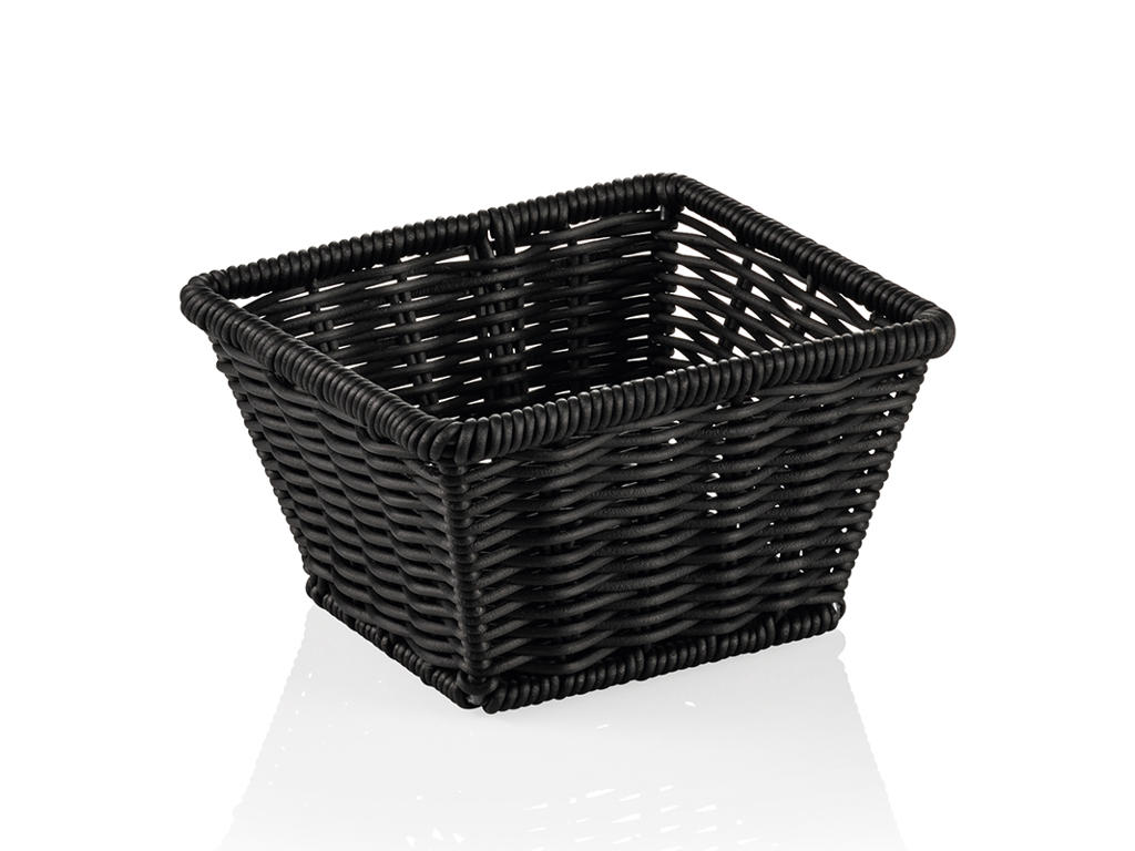 Cesta Negra 1/6GN 17,5x16x10 cm Weaver Pro