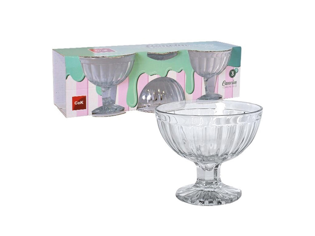 Vaso de porciones 18 cl 3-pack Cancún